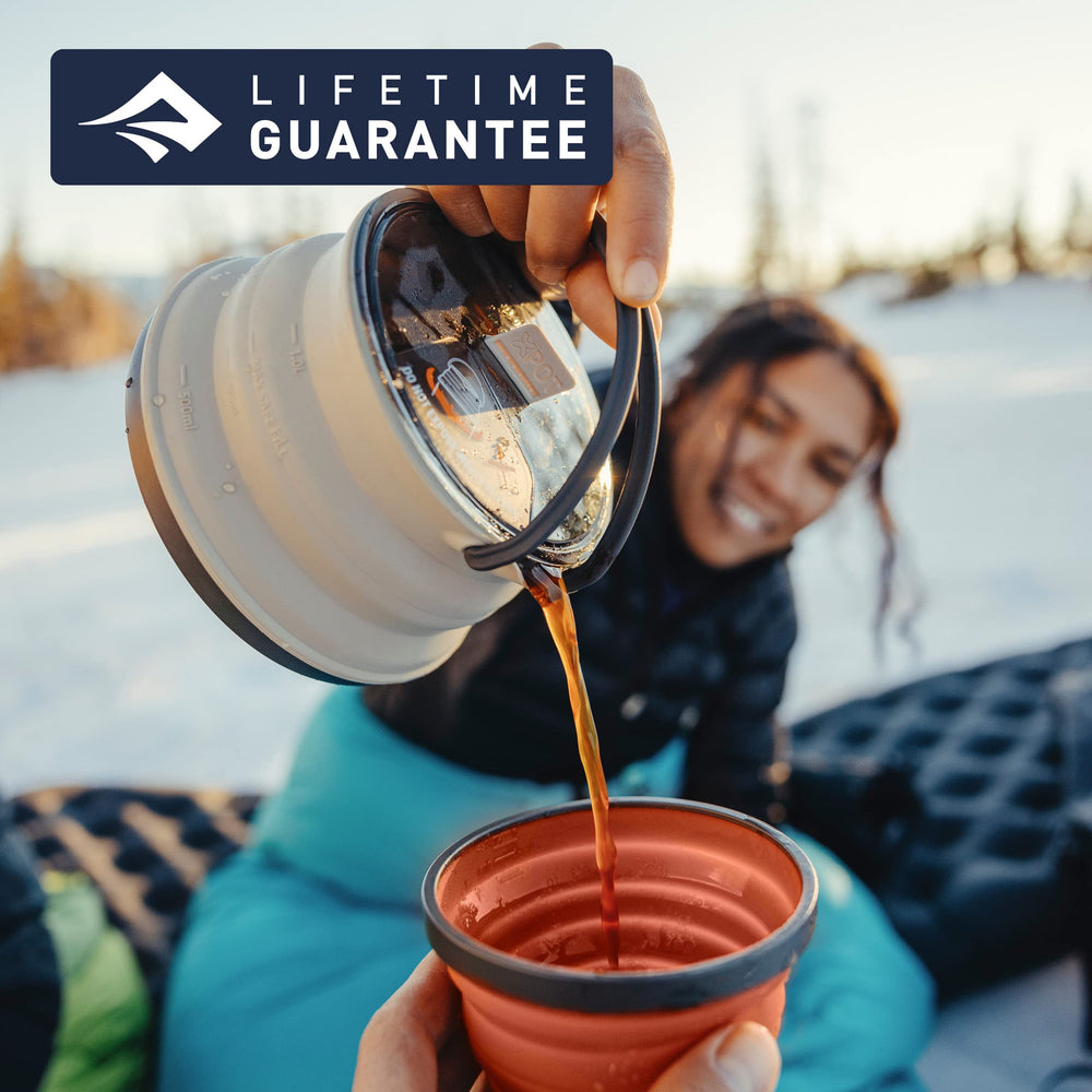 Sea to Summit X-Mug 16oz is BPA-free and dishwasher safe for easy cleanup.