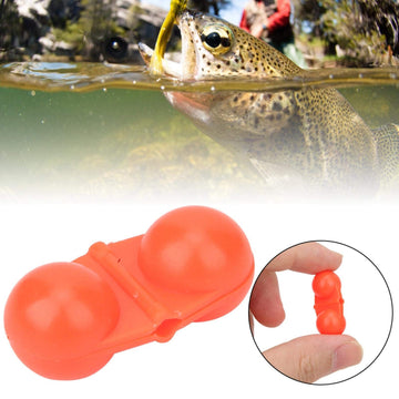 White color sea fishing double rattle close up