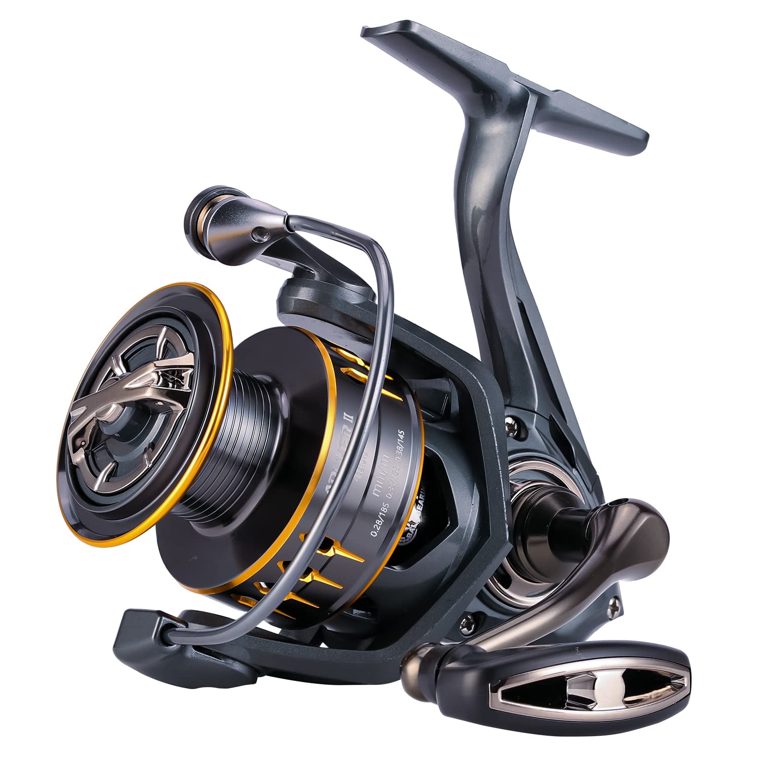 Front view of SeaKnight Archer II spinning reel