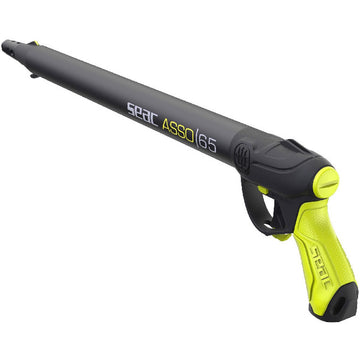 SEAC Asso S/R rubber handle ergonomic grip supports comfortable underwater handling