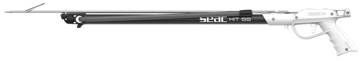 SEAC HIT barrel and grip detail showing rugged anticorodal aluminium build for reliable performance