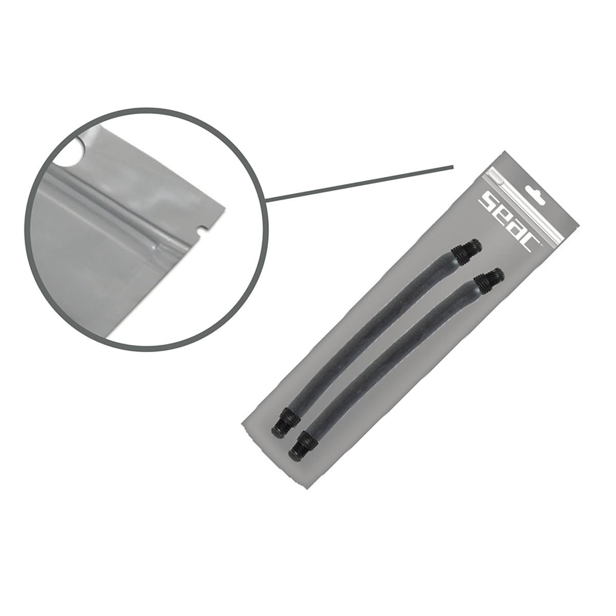 Seac Italy made latex band highlighting compatibility and reliability.