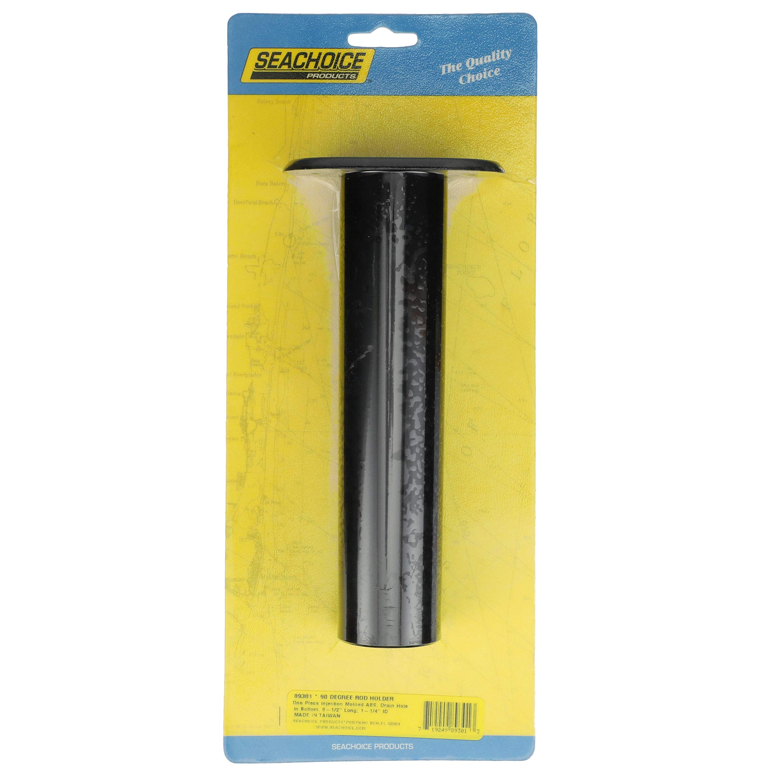SEACHOICE flange 4x2-1/2 inches provides solid mounting.