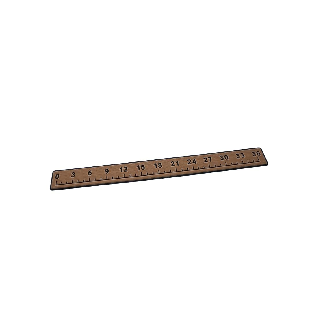 SeaDek Foam Fishing Ruler on boat deck with non-slip surface for accurate catch measurements