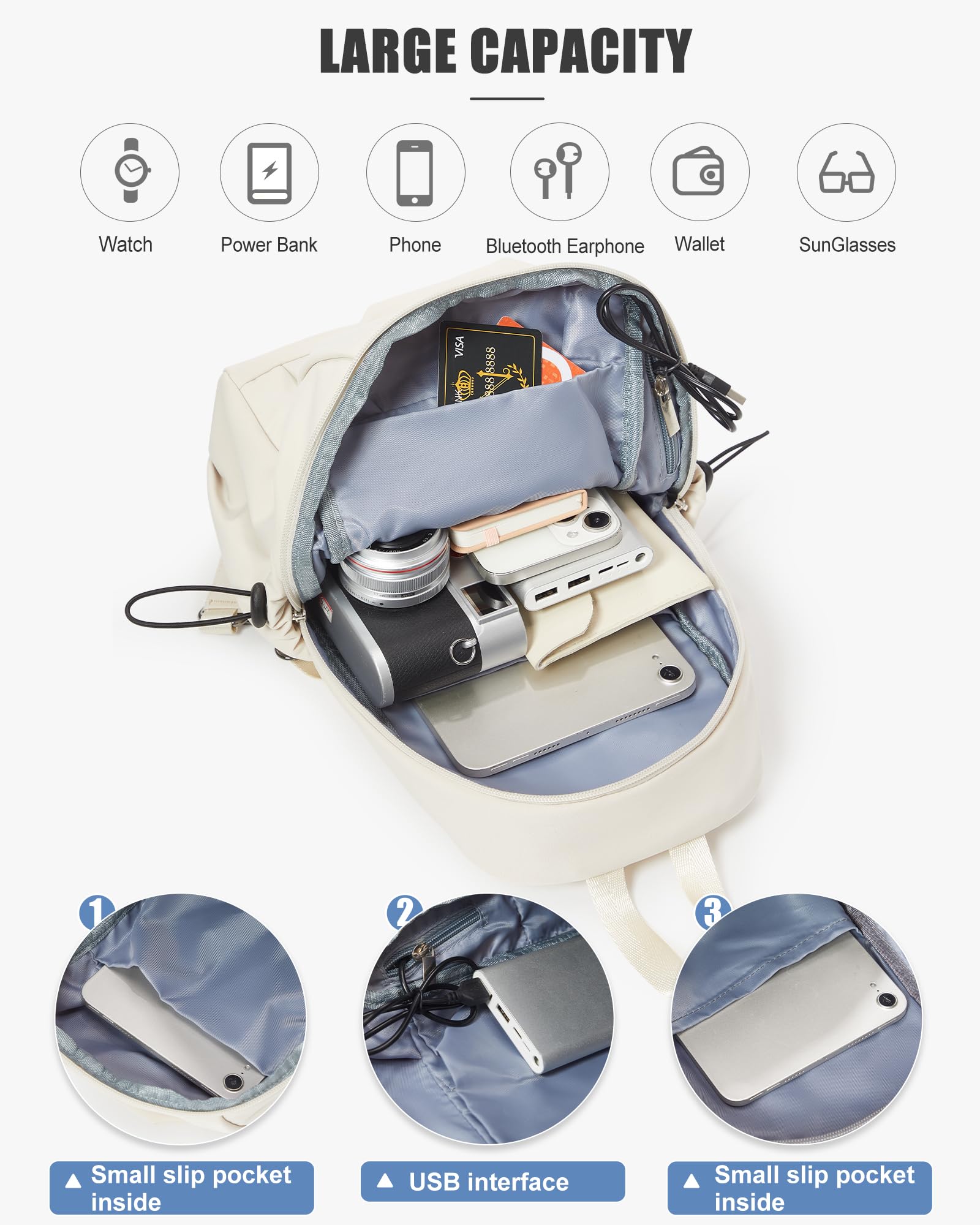 SEAFEW waterproof nylon material highlights rugged exterior.