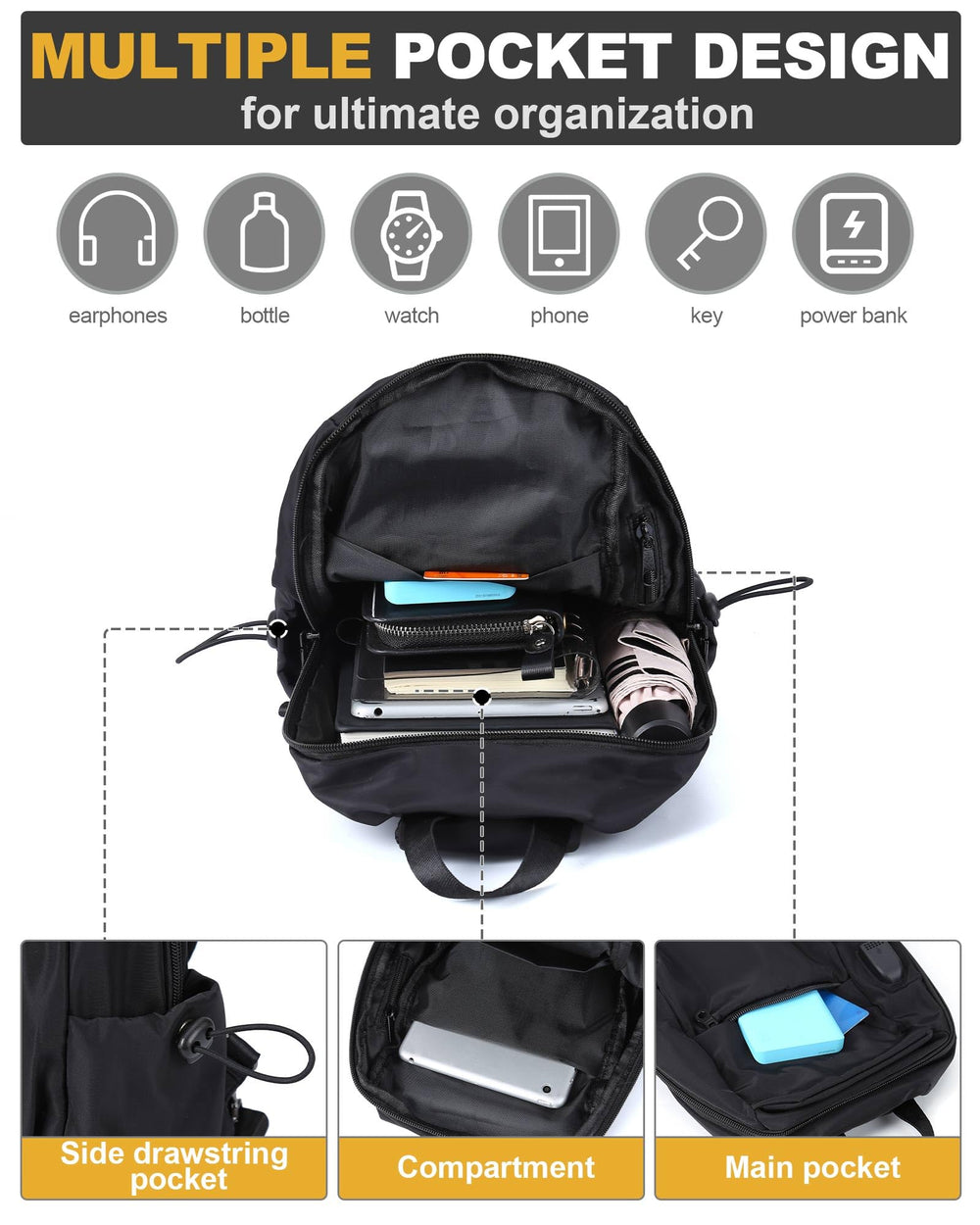 SEAFEW medium sling bag for daily use, versatile everyday carry.