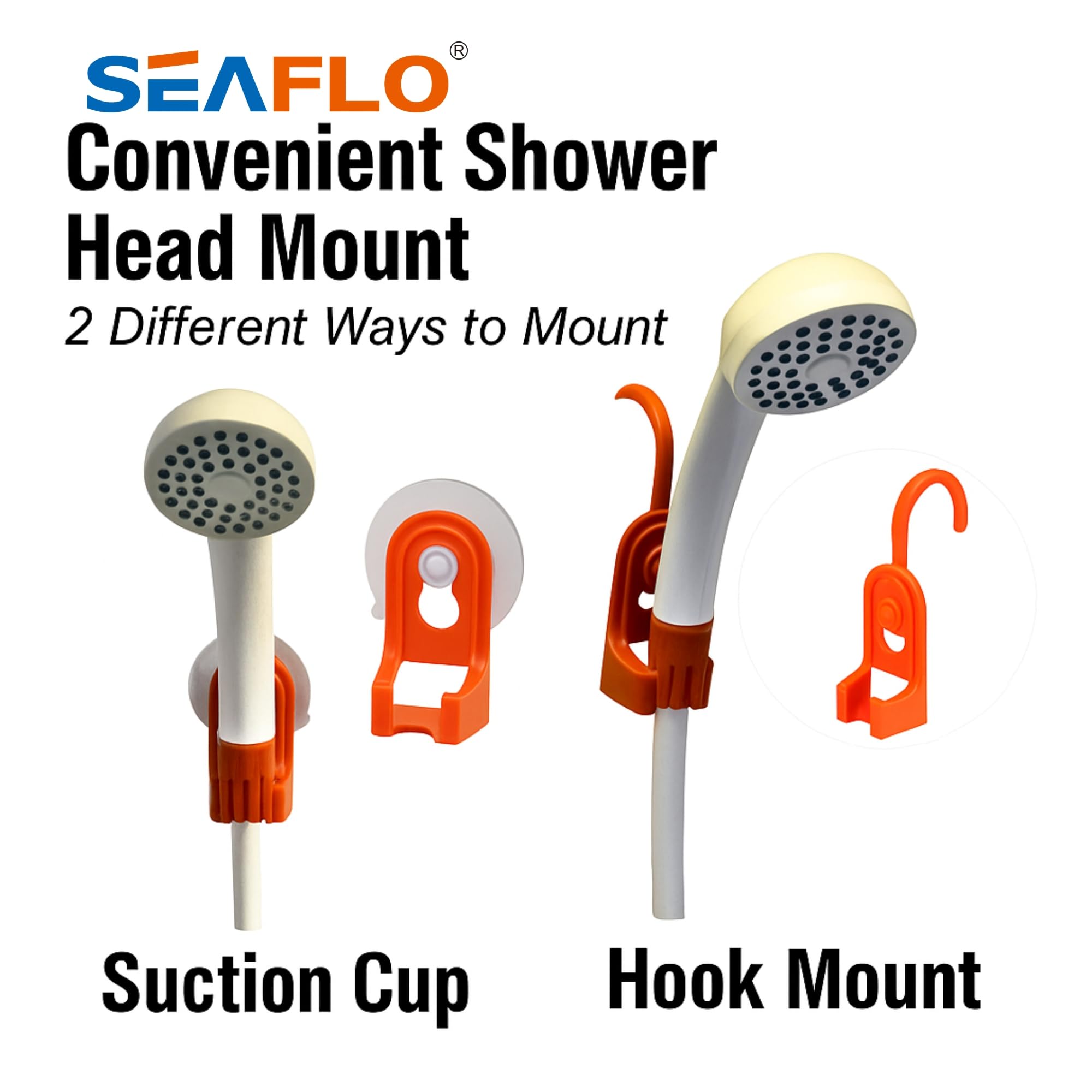 SEAFLO complete portable kit with battery, hose, bucket and bag