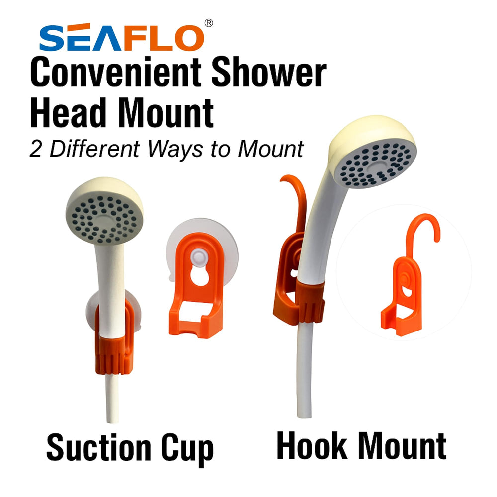 SEAFLO complete portable kit with battery, hose, bucket and bag