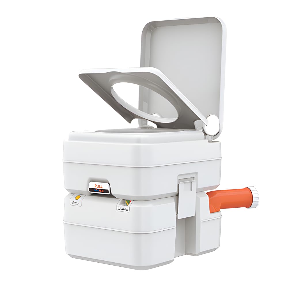SEAFLO portable toilet air-release-button enables smooth operation to reduce spills