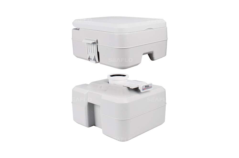 SEAFLO durable ABS portable toilet demonstrates longevity and sturdy performance