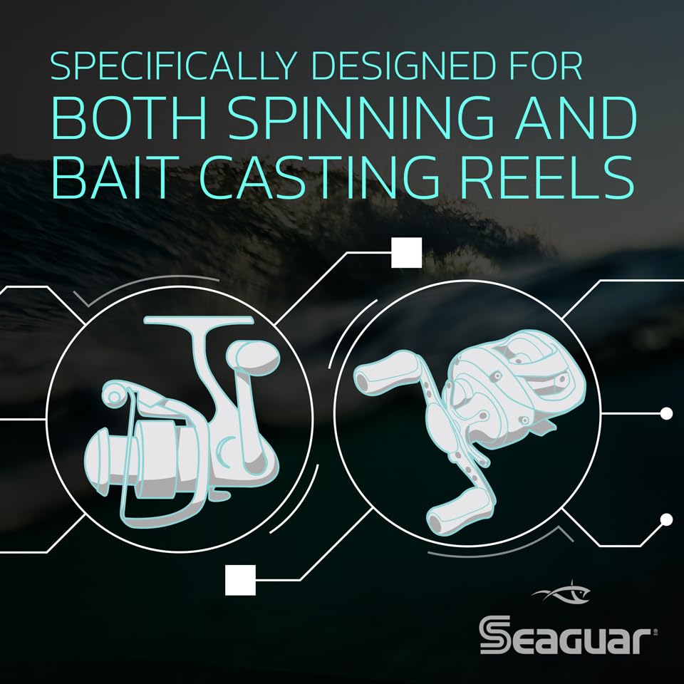 Seaguar AbrazX abrasion resistance guards against logs and docks during casts.