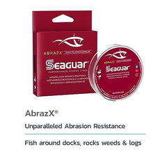 Seaguar AbrazX line knot-test demonstrates strong knots for reliable leader setups.