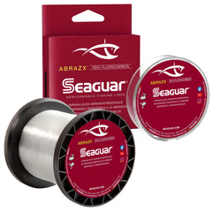 Seaguar AbrazX spool close-up showing smooth lay and low memory.