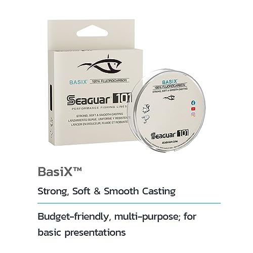Seaguar Basix soft, easy casting line flows off the reel.