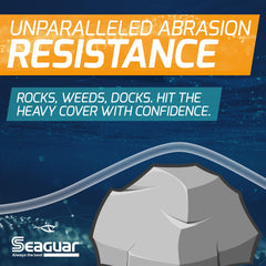 Seaguar Blue Label knot-strength feature supports reliable connections in fluorocarbon.