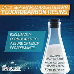 Seaguar Blue Label leader 150lb 110yds clear abrasion-resistance against rough cover.