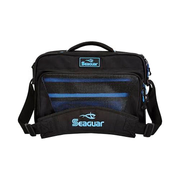 Sturdy Seaguar Go Bag made of durable rip-stop nylon protects spools.