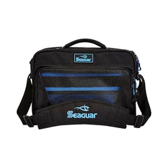 Sturdy Seaguar Go Bag made of durable rip-stop nylon protects spools.