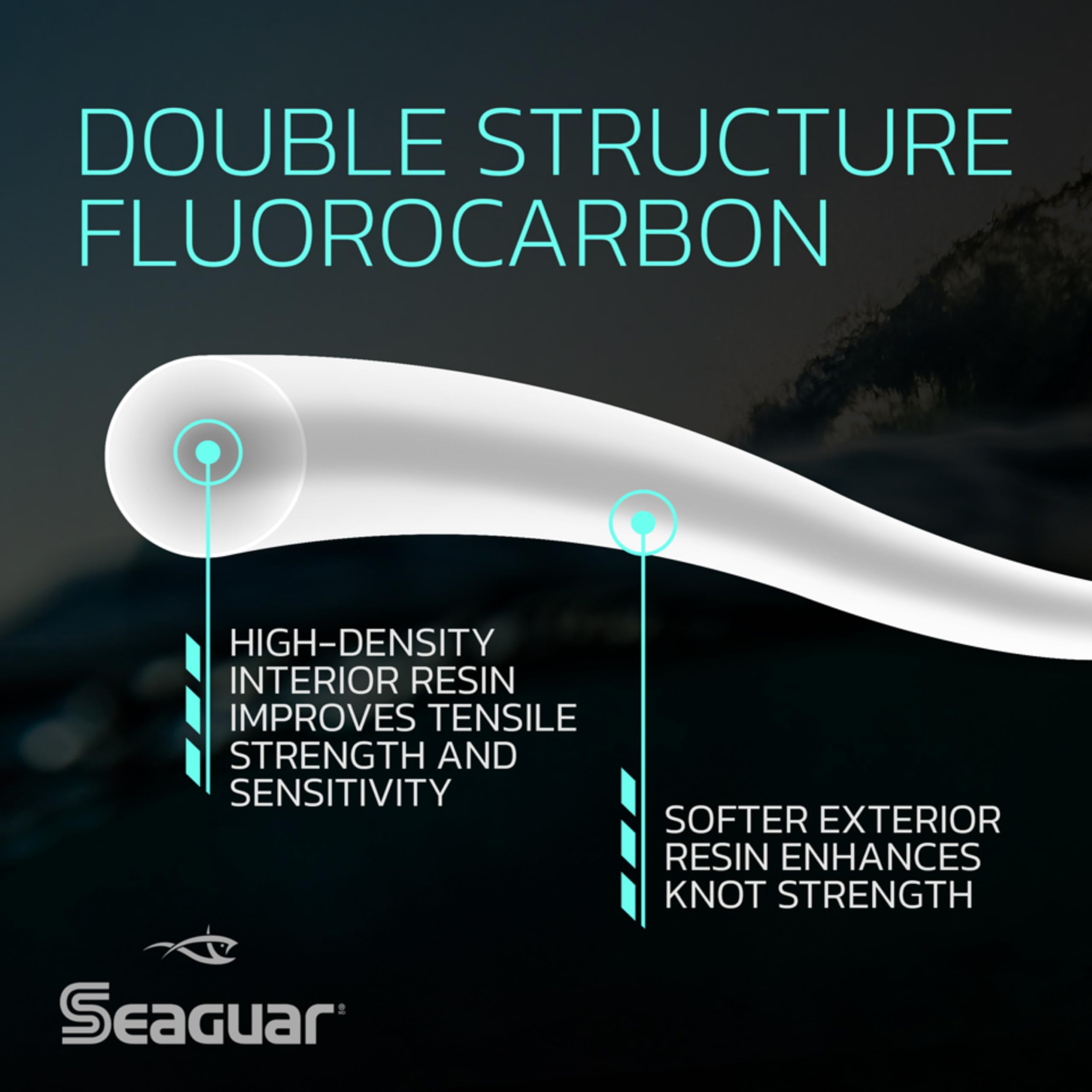 Seaguar Fluoro Premier small diameter aids leader shy fish and presentation.