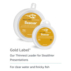 Seaguar Gold Label coextruded-core design delivers strong knots with supple handling.