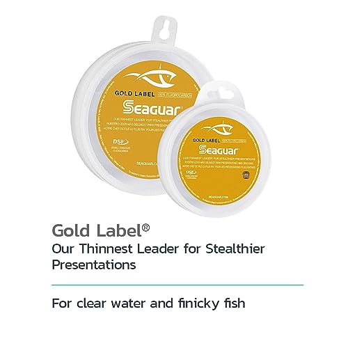 Seaguar Gold Label leader demonstrates knot-strength for strong saltwater connections.