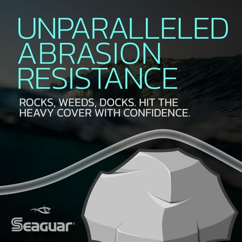 Seaguar Grand Max 66yd 40lb clear line offers stealthy lure presentation