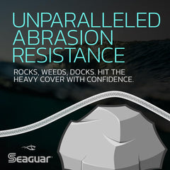 Seaguar IceX knot-tensile test shows solid strength in cold conditions.