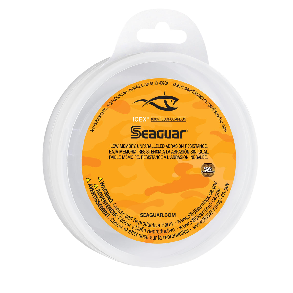 Seaguar IceX on a spool, micro-diameter design for heightened sensitivity.