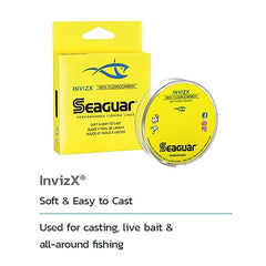 Seaguar InvizX softness reveals high sensitivity for delicate bites.