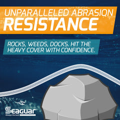 Seaguar Smackdown eight-fiber weave closeup highlights tight weave and reduced drag.