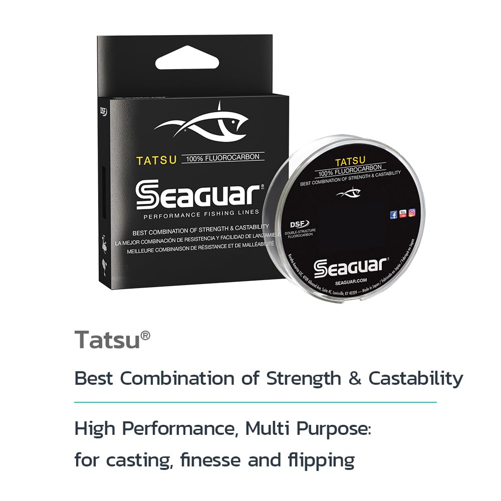 Seaguar Tatsu soft-supple texture close-up shows easy handling and smooth casting