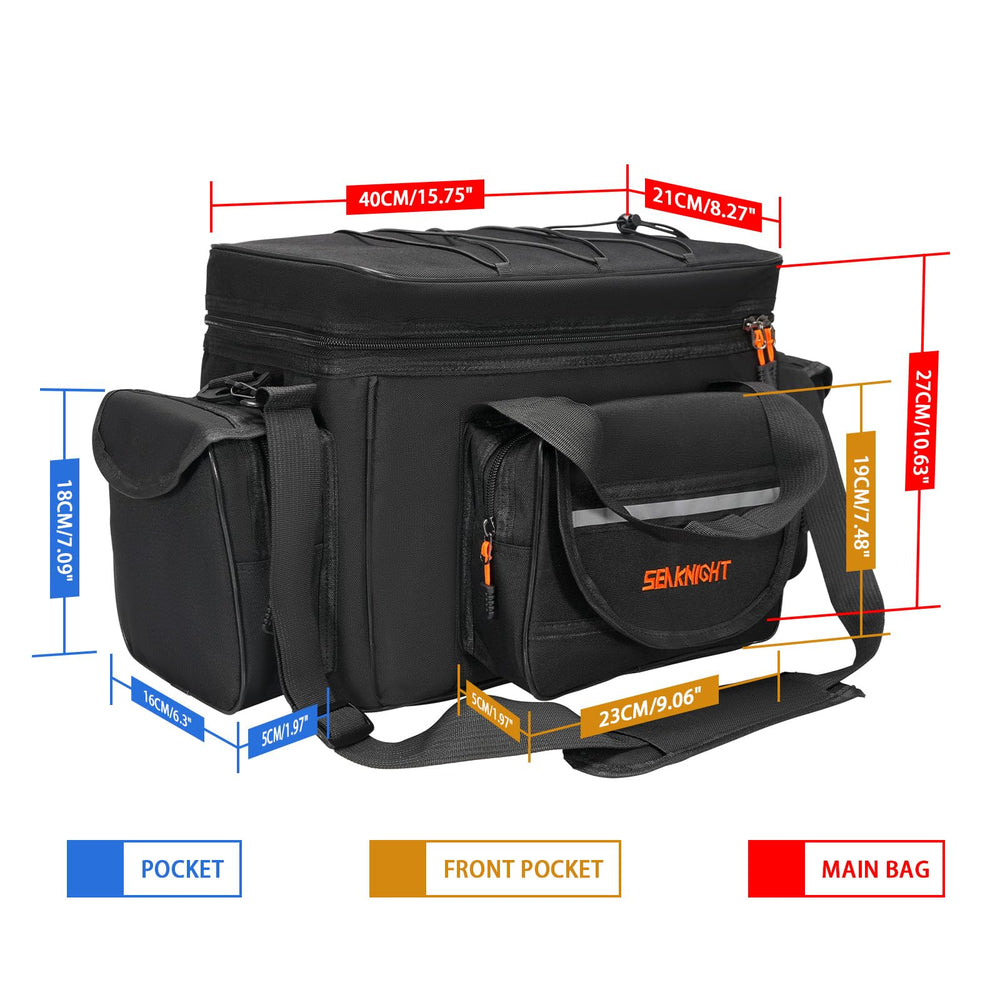 Open main compartment showing space for eight 3600 tackle boxes