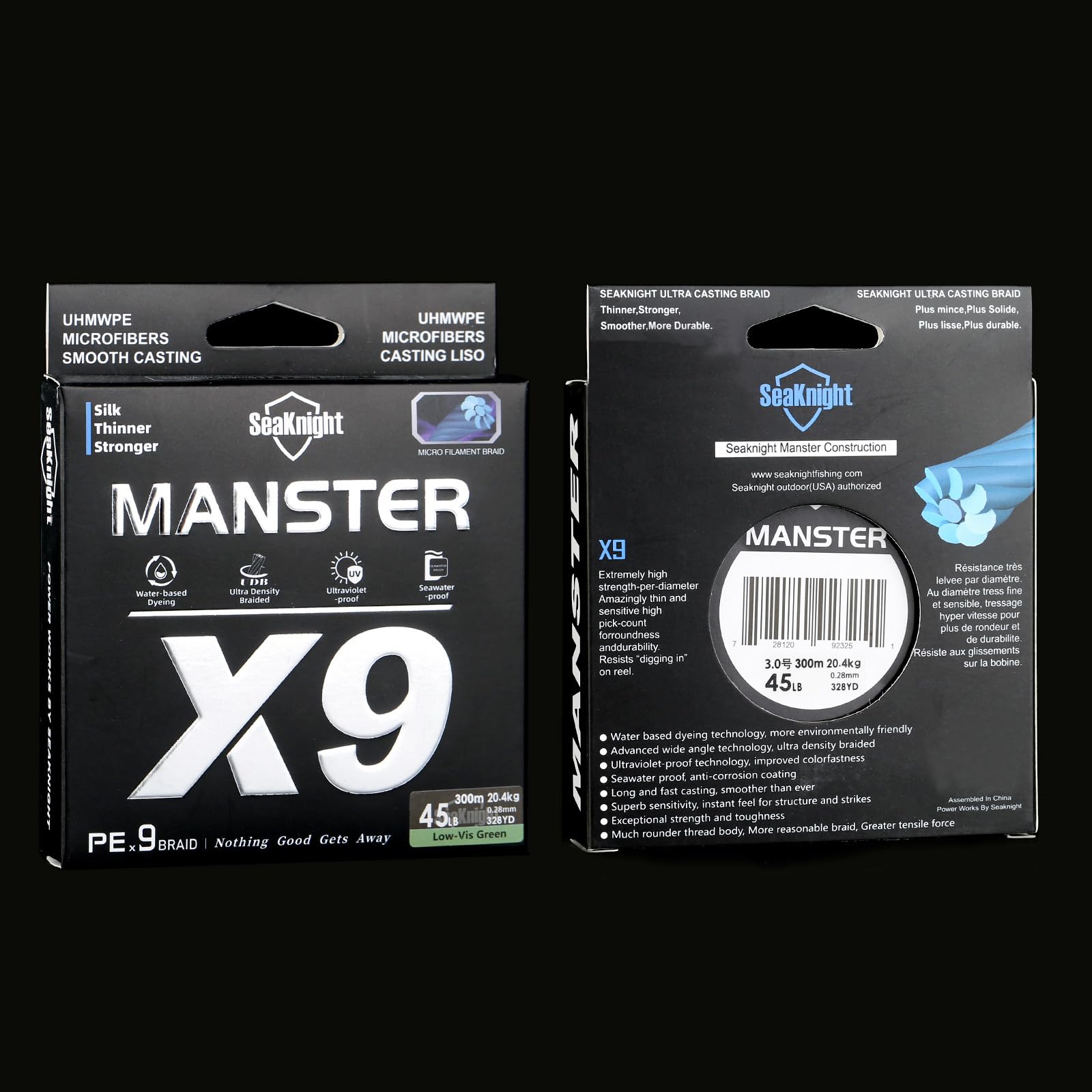 SeaKnight X9 castability-enhanced line enables long, accurate casts.