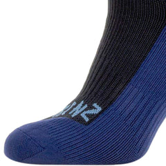 SEALSKINZ Starston mid-length sock side profile suitable for cold, wet conditions.