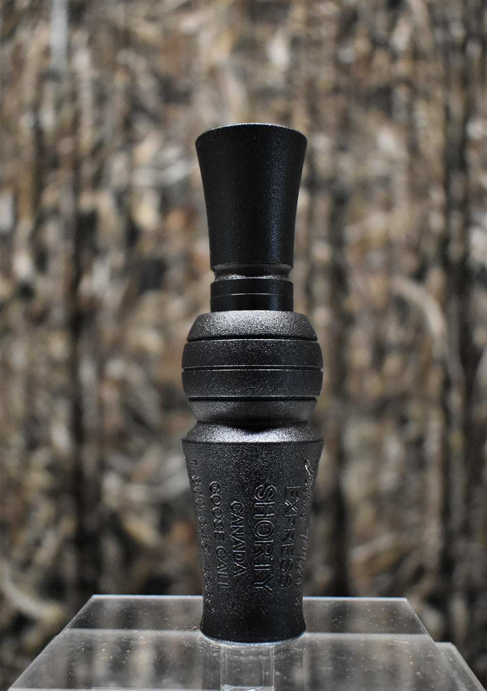 Sean Mann Outdoors Express Shorty World Champion Black ABS call for versatile goose calls.