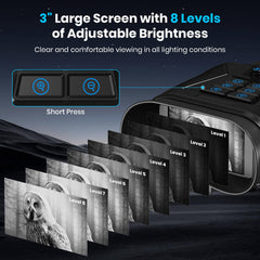 Seanme infrared illumination reaches 3280 feet for better nighttime target awareness
