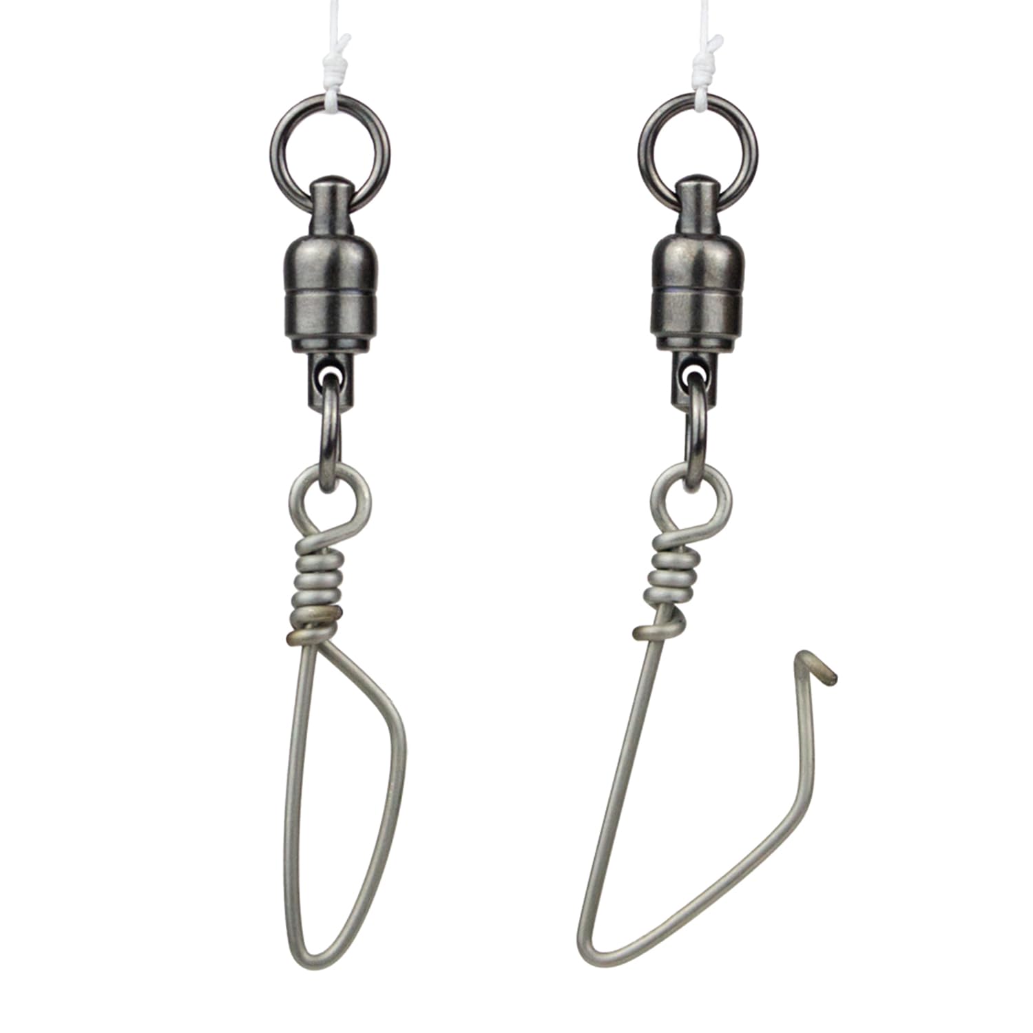 SeaQualizer Fusion Snap Swivel 5 Pack showing high-strength, corrosion-resistant hardware for saltwater fishing