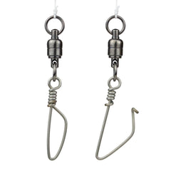 SeaQualizer Fusion Snap Swivel 5 Pack showing high-strength, corrosion-resistant hardware for saltwater fishing