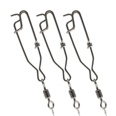 SeaQualizer longline snaps 3-inch pack close-up showing durable stainless steel construction