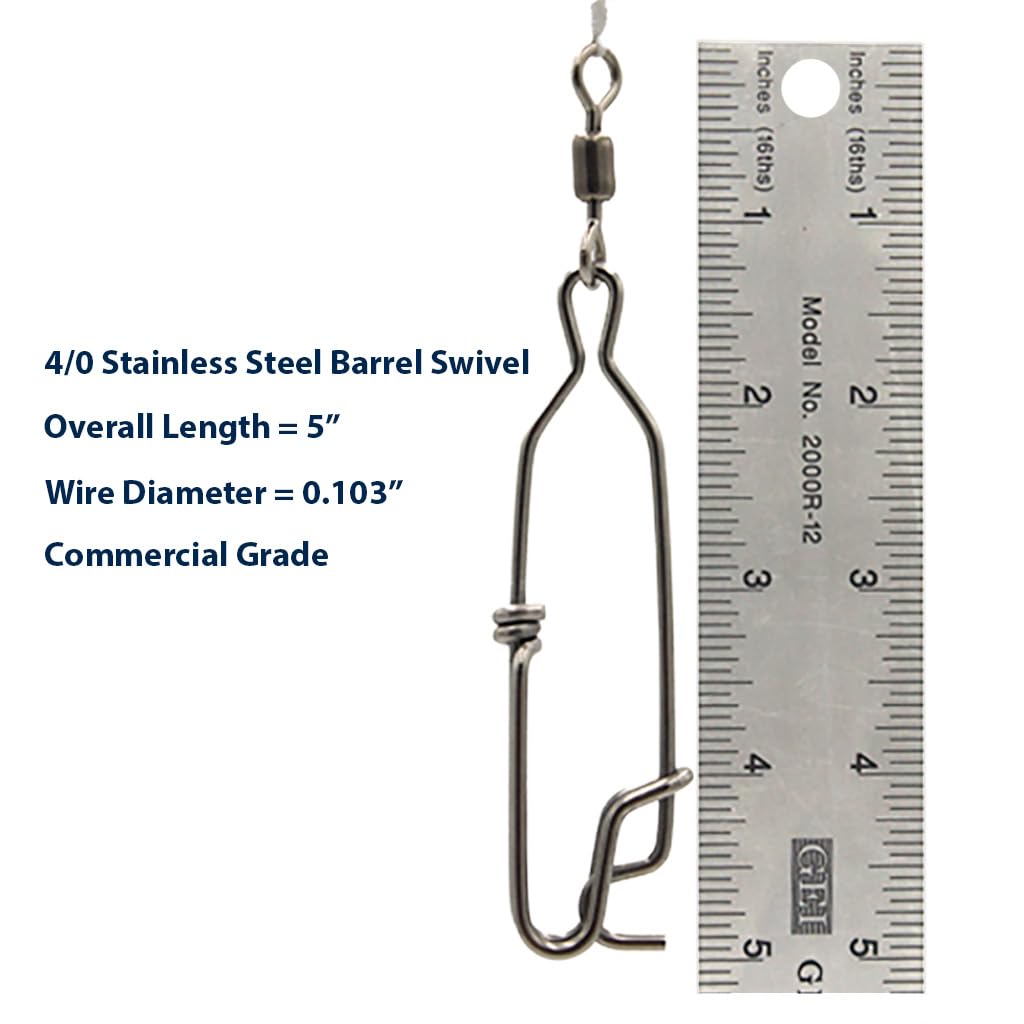 SeaQualizer longline snaps close-up shows stainless hardware ready for tough conditions