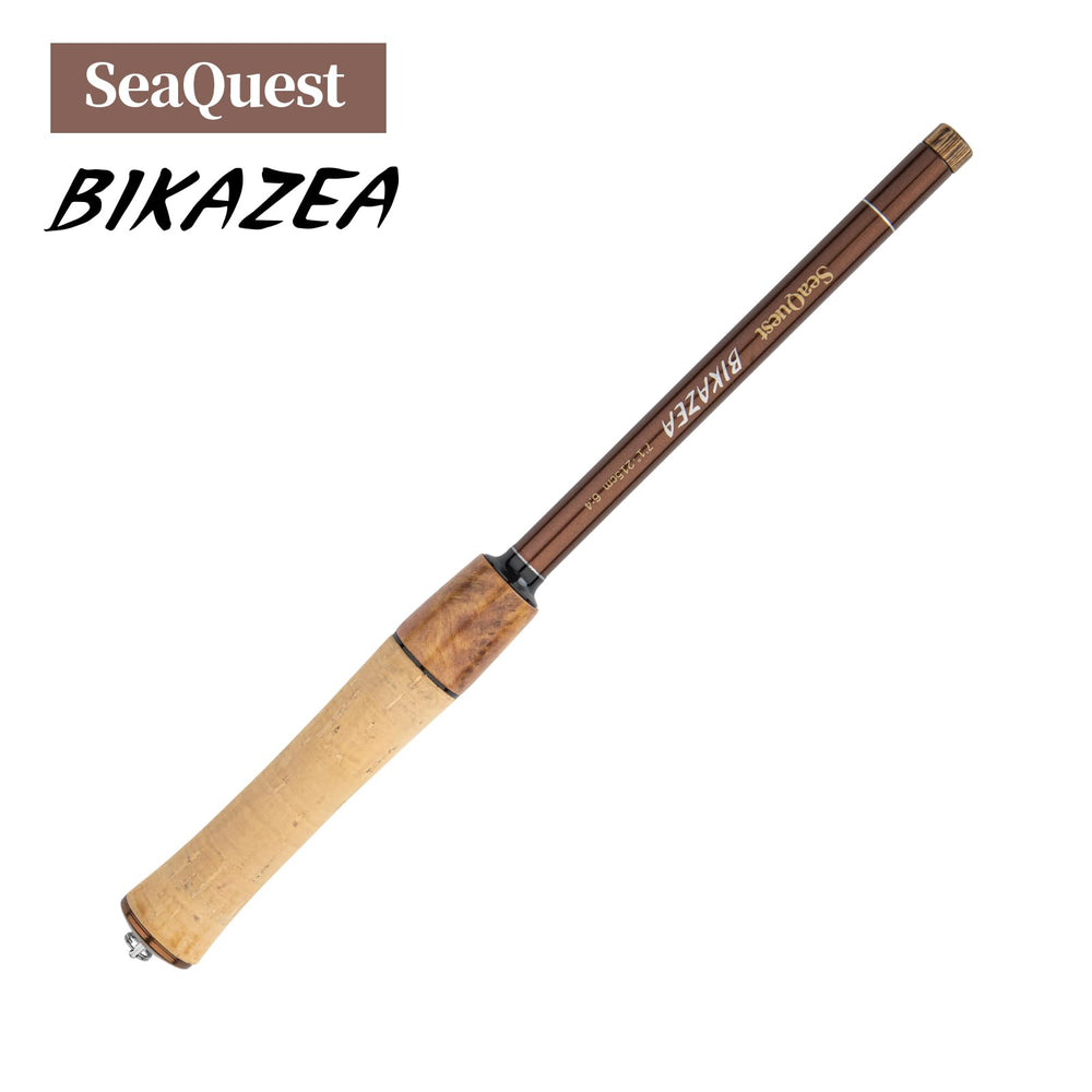 SeaQuest BIKAZEA 7'1 rod compact length, perfect for backpack travel.