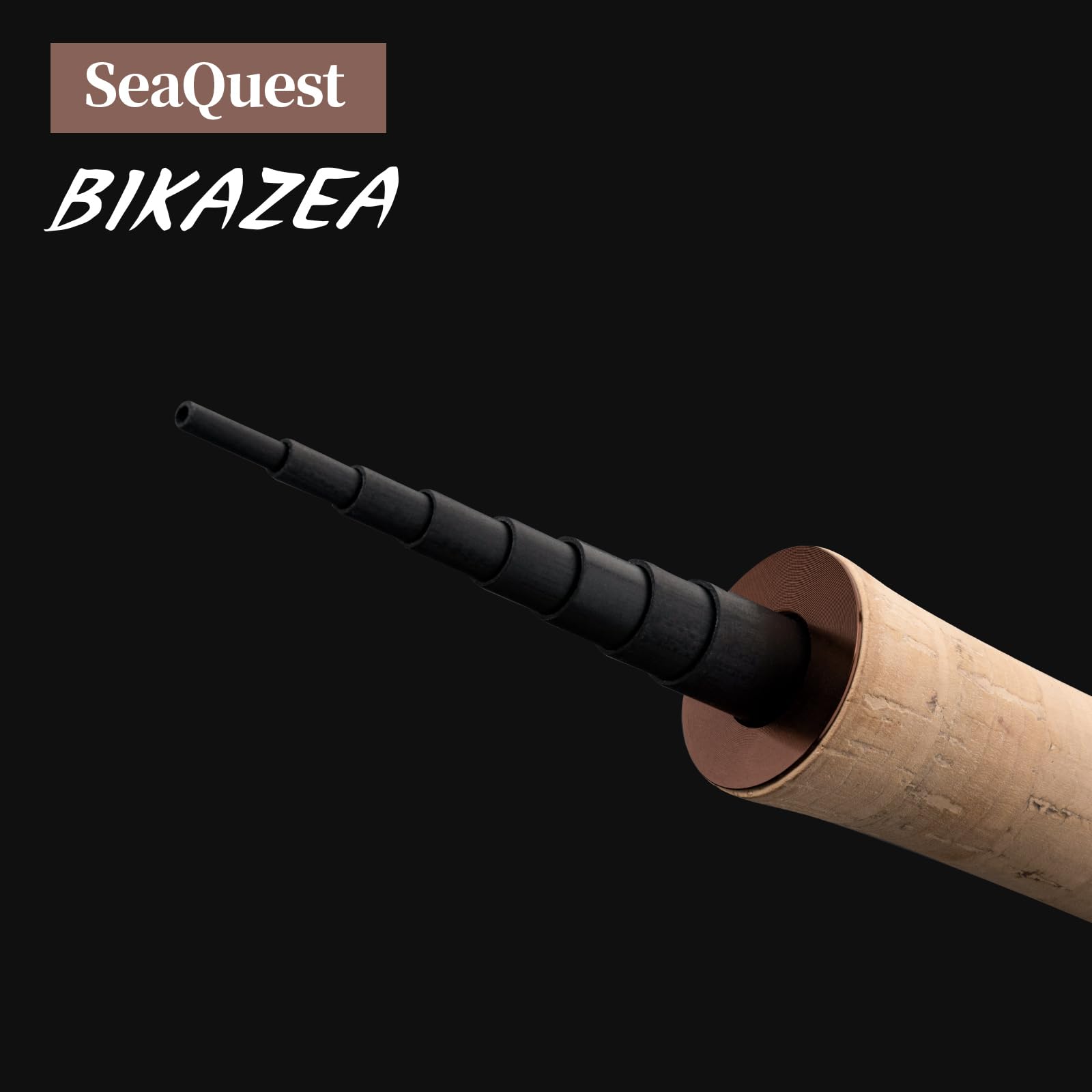 SeaQuest BIKAZEA rod in use, angled cast for precise presentations.