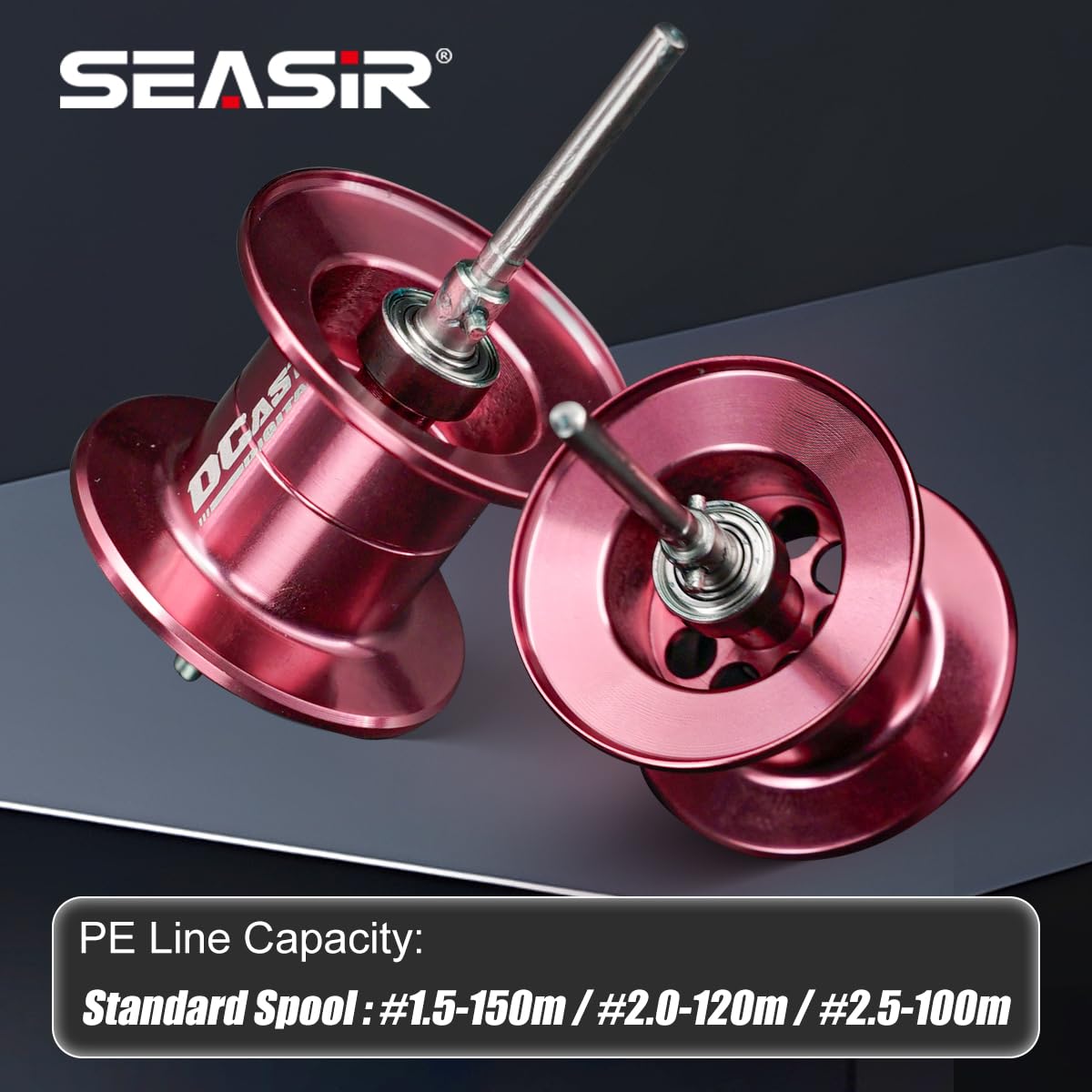 SEASIR DCast carbon drag washers deliver strong, consistent drag.