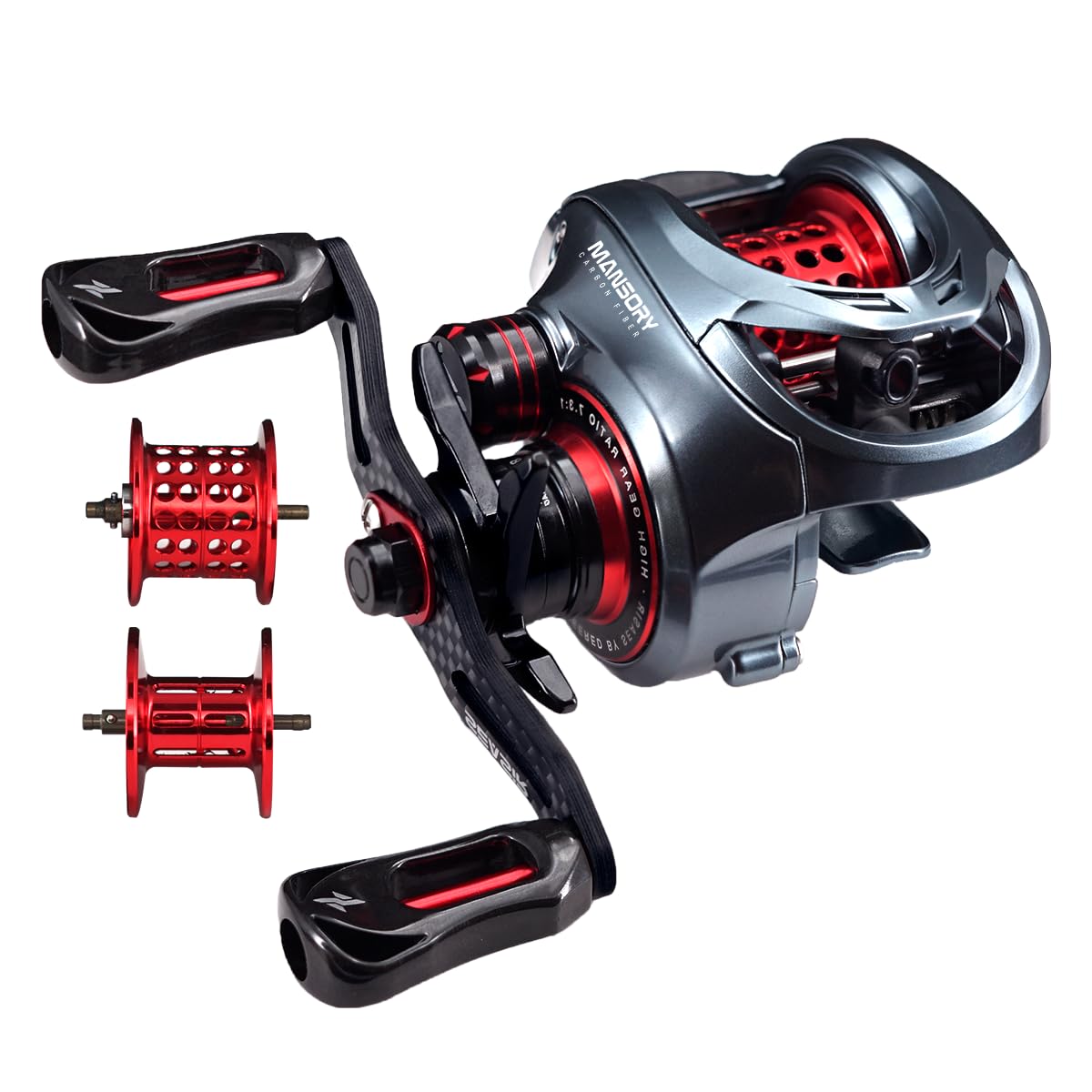 SEASIR Mansory reel main body showcases ultralight strength and corrosion resistance.