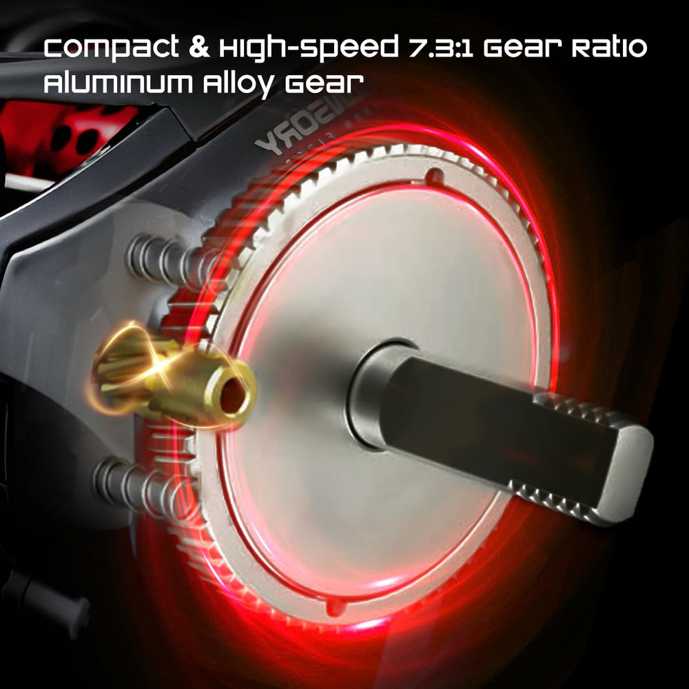 SEASIR Mansory reel spool architecture enables smooth line release.