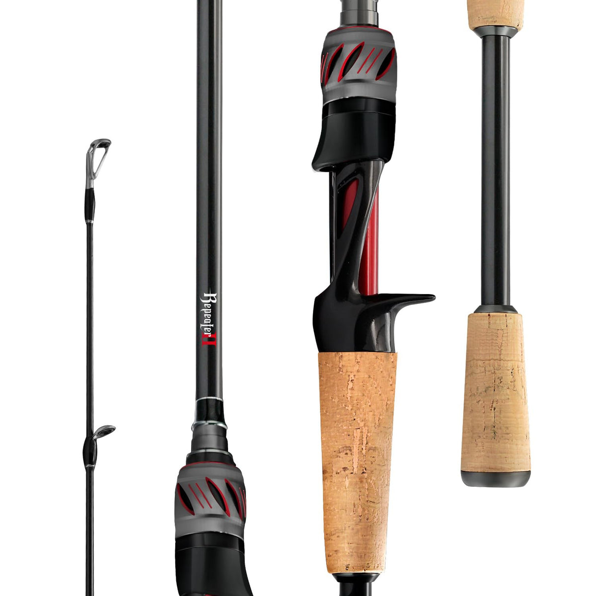 SEASIR Repeater II 2-piece rod assembly demonstrates portability for car trips and backpacking