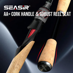 SEASIR Repeater II with Fuji A-O ring guides reduces friction for smooth casts