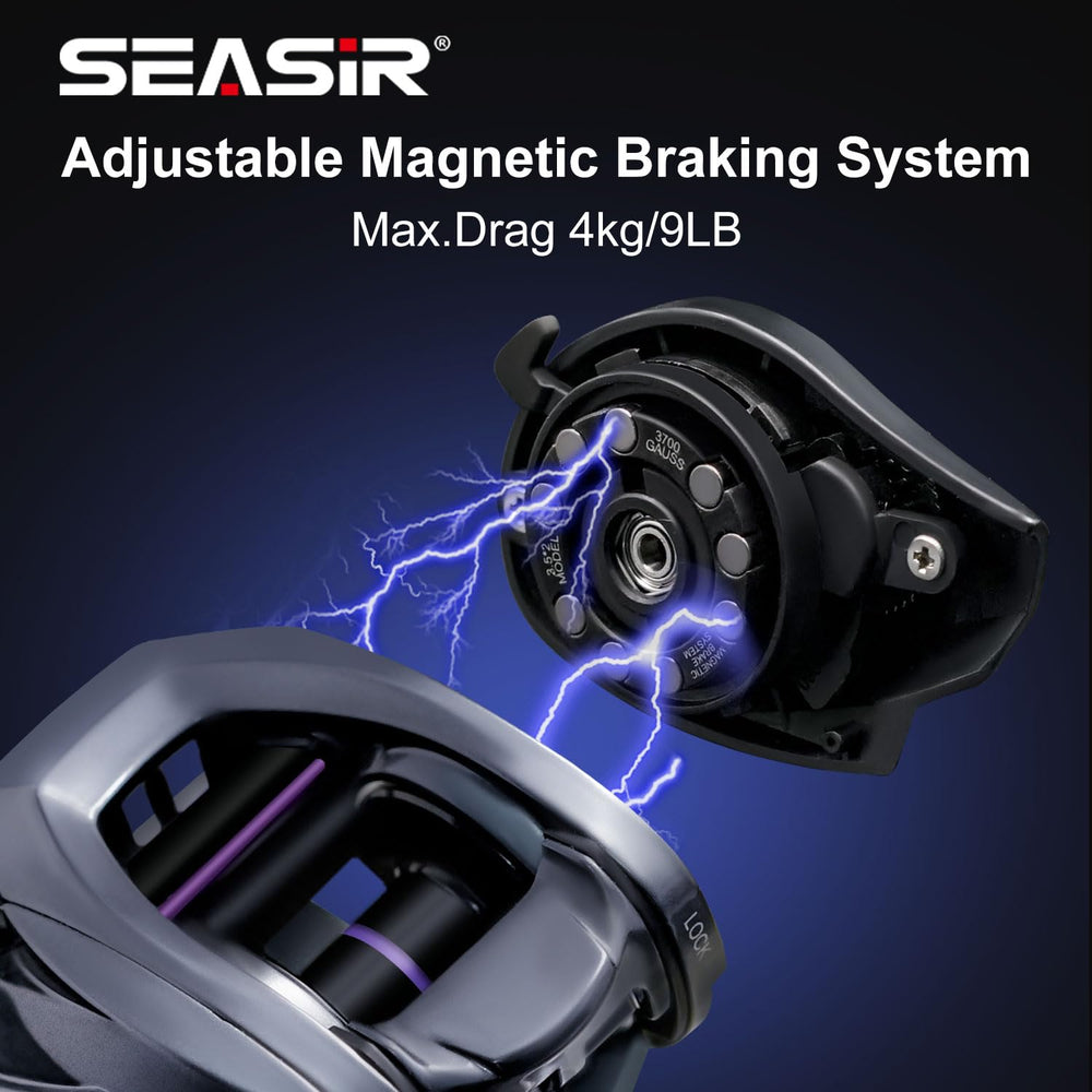 SEASIR Zero VX baitcasting reel packaging box
