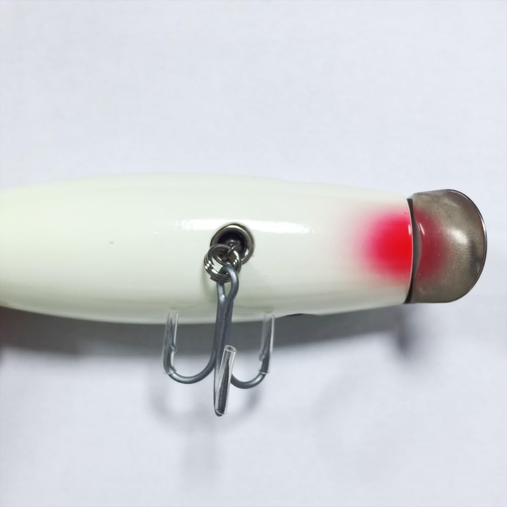 SEASKY wood lure profile view with 4 1/2 inch length