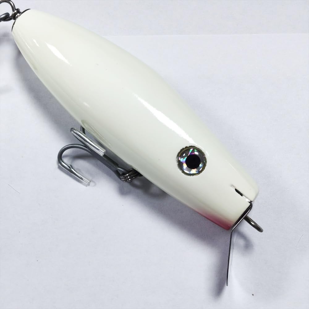 4 1/2 inch SEASKY wood lure with VMC treble hooks